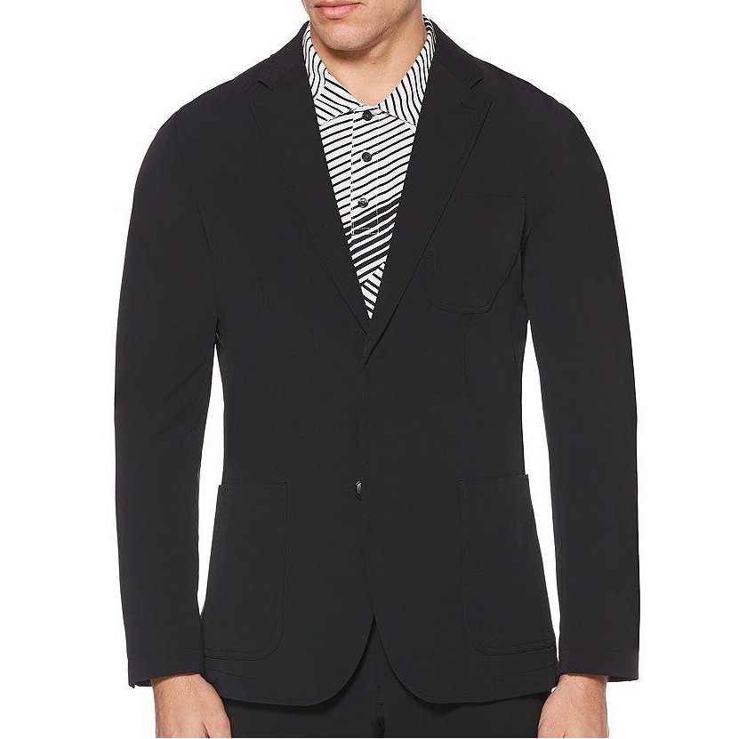 Perry Ellis The Vital Perry Jacket Slim Fit Stretch  Black  Small Brand New